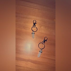 Rose Quartz Keychain
